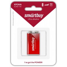 Батарейки Smartbuy Ultra 6LR61 Крона 1*BL