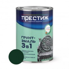 Грунт эмаль 3 в 1   0,9л. Зеленая Престиж