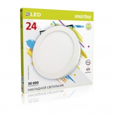 Св-к св/д Smartbuy Round SDL 24W/6500K/IP40