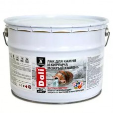 Лак по камню и кирпичу Мокрый камень DALI акриловый 9л