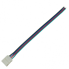 Коннектор Ecola 15см зажим-провод 4-х конт. SMD5050 RGB SC41U1ESB