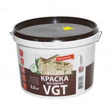 Краска ВДАК-1180 фасадная белоснежная 3кг. ВГТ