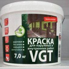 Краска ВДАК-1180 д/вн. и нар.работ белоснежная 7кг. ВГТ