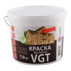 Краска ВДАК-1180 фасадная белоснежная 7кг. ВГТ