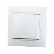 Выкл. Lezard mira 1кл белый проходной 701-0202-105