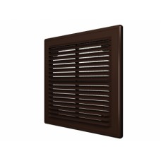 2323С Решетка вентиляц, вытяжная АБС 234*234(корич)