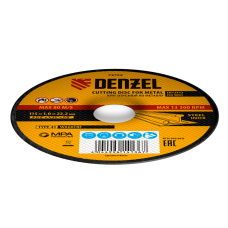 Круг отрезной по металлу DENZEL 115*1,0*22,2мм WA60TBF