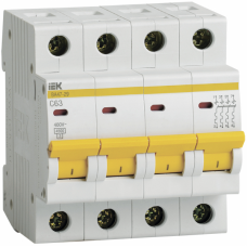 Автомат IEK 63А 4П (MVA20-4-063-C)