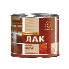 Лак паркетный глянцевый 0,9л. бесцветный Радуга