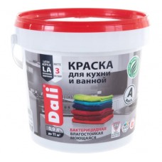 Краска латексная влагостойкая д/кухни и ванной 5л А Dali