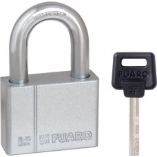 Замок навесной Fuaro PL-2550(50мм) 4 фин.кл,БЛИСТЕР
