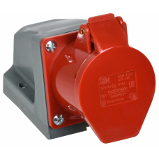 Розетка IEK 115 стационарная 3Р+РЕ+N 16А 380В IP44