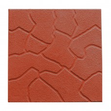 Плитка тротуарная Тучка 300*300  красный литье