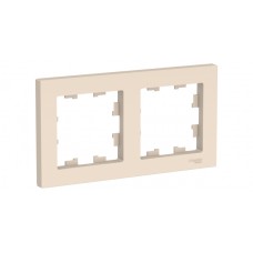 Рамка AtlasDesign 2мест. бежевая ATN000202