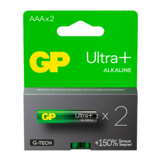 Батарейки GP ULTRA+ LR03 2BL