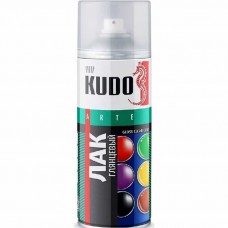 Лак аэрозоль акриловый 520мл Матовый KUDO-9004