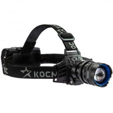 Фонарь налобный КОСМОС KOC854Lit 10Вт LaserLED 18650 3*1200mah
